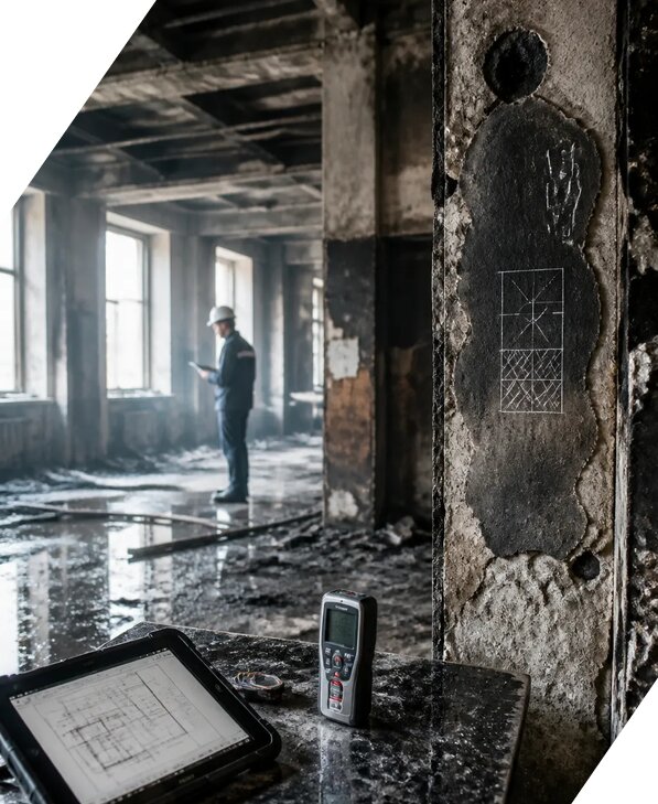 Обследование зданий после пожара в Когалыме от 15507 р. | ЭкспертизаРоссия