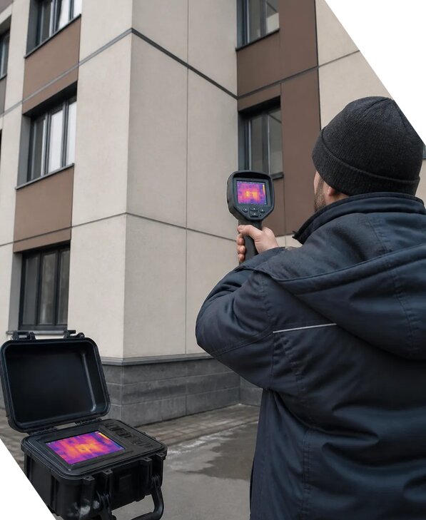 Тепловизионное обследование зданий и сооружений в Когалыме